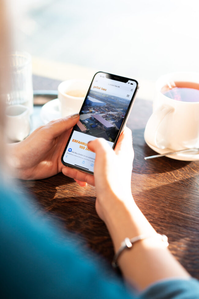 responsive Webseite des Bauunternehmens Prösl Bau GmbH aus Eschenbach
