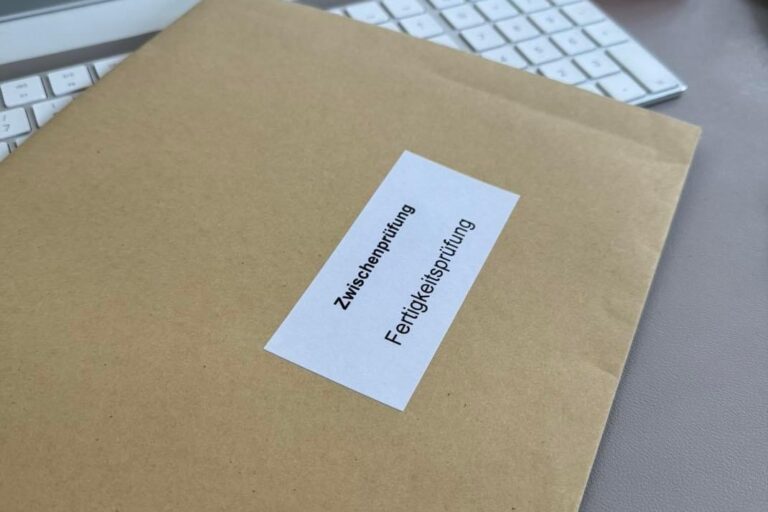 Ergebnisse der Zwischenprüfung