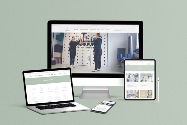 Webseite für Physiotherapie in Eschborn bei Frankfurt