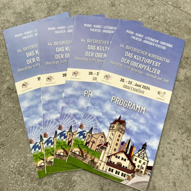 Bayerischer Nordgautag in Grafenwöhr Kulturfest Flyer