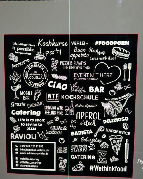 Entwurf Fahrzeugbeklebung für Food Truck