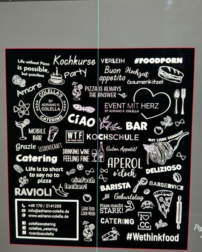 Entwurf Fahrzeugbeklebung für Food Truck