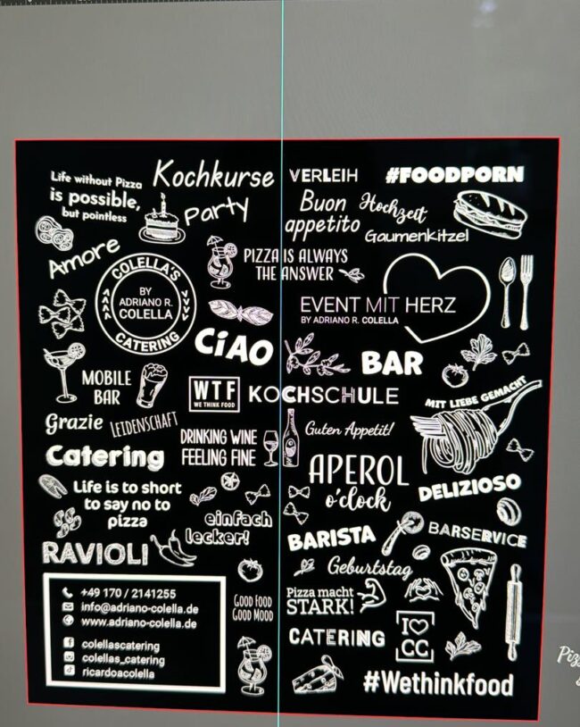 Entwurf Fahrzeugbeklebung für Food Truck