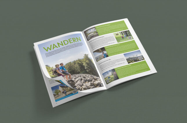 Gestaltung einer Broschüre für das Oberpfälzer Hügelland