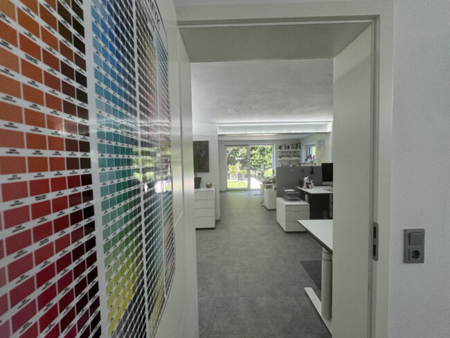 Blick in dir Büroräume der Werbeagentur VERESdesign aus Grafenwöhr