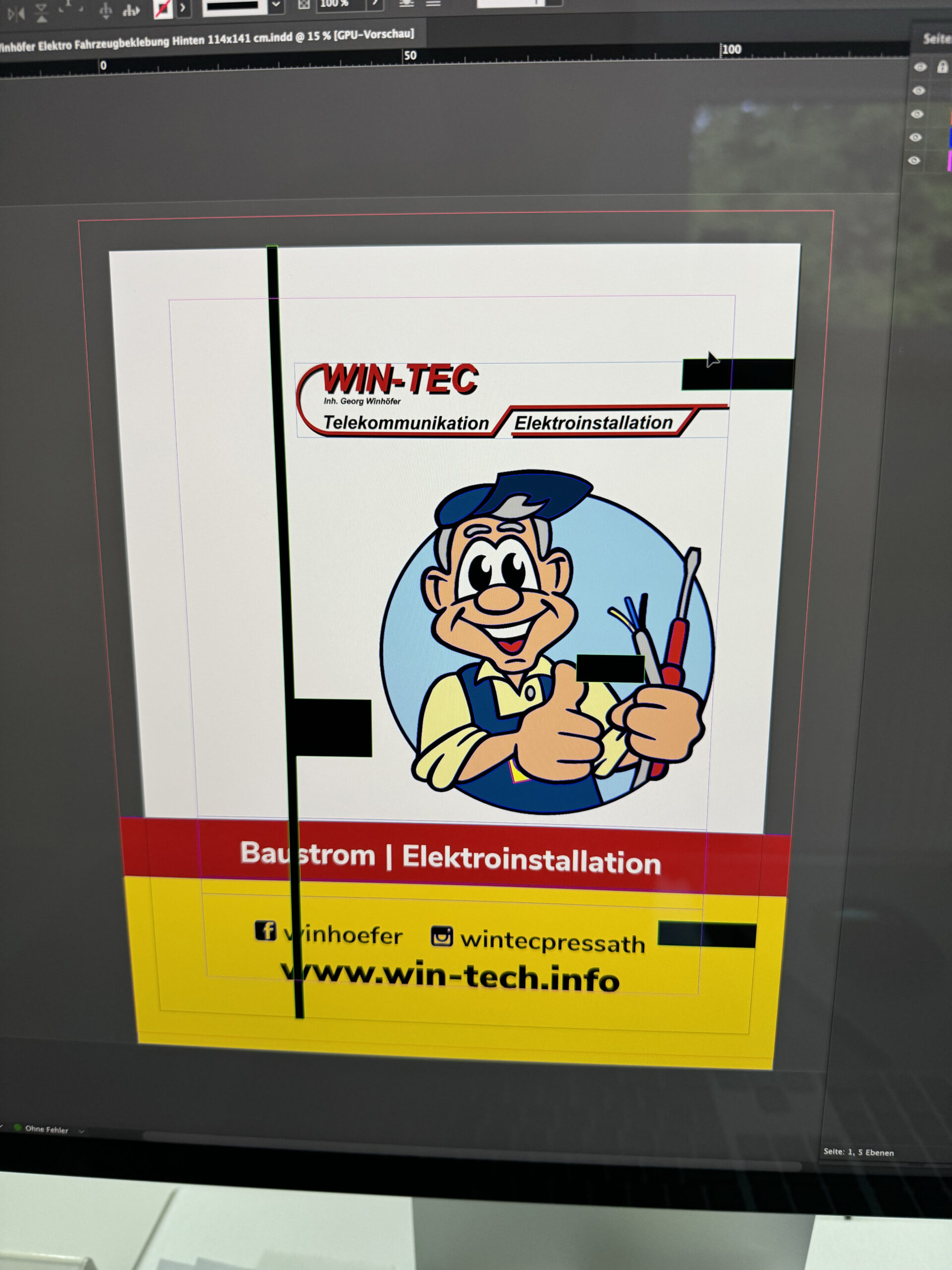 Anhänger beklebt WIN-TEC Pressath