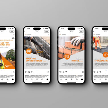 Social Media Kampagne / Recruiting Kampagne für die Prösl Bau GmbH