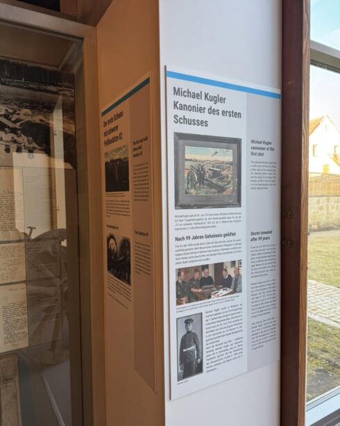 Gestaltung neuer Schilder für das Museum in Grafenwöhr