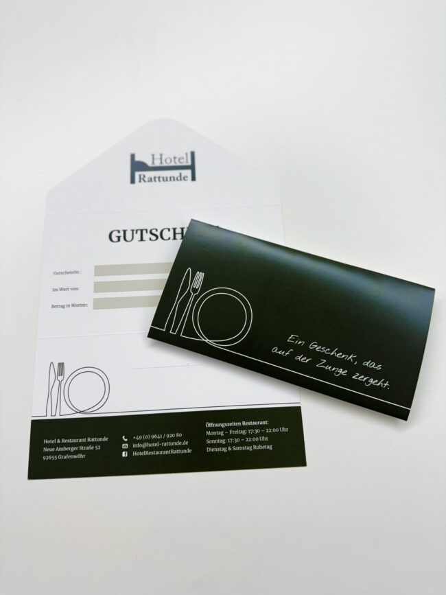 Neue Gutscheine für das Restaurant Rattunde in Grafenwöhr