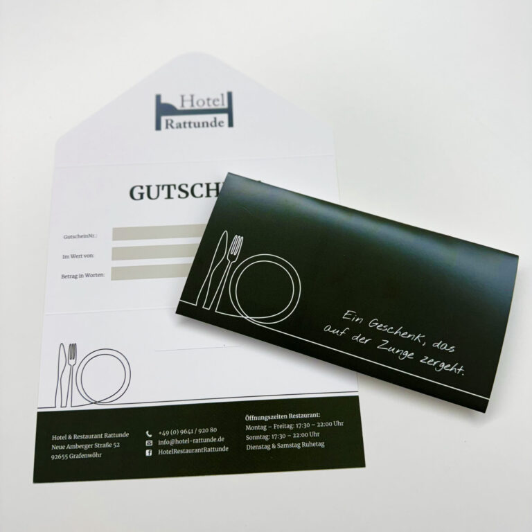 Neue Gutscheine für das Restaurant Rattunde in Grafenwöhr