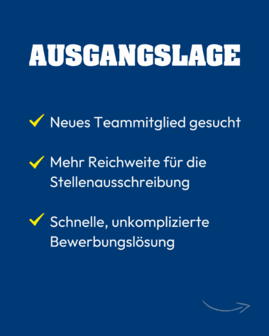 Social Media Post und Recruiting Kampagne für okticket