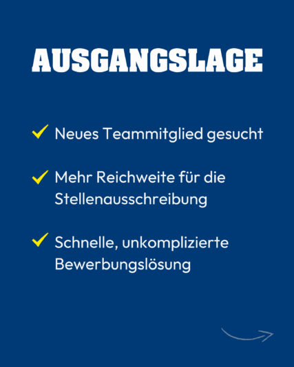 Social Media Post und Recruiting Kampagne für okticket