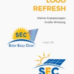 Altes und neues Logo der Solar Easy Clean GbR